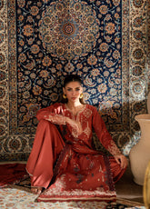 Shades Of Winter By Florent Embroidered Twill Marina 3 Piece Unstitched Suit FL25SOW D-2A